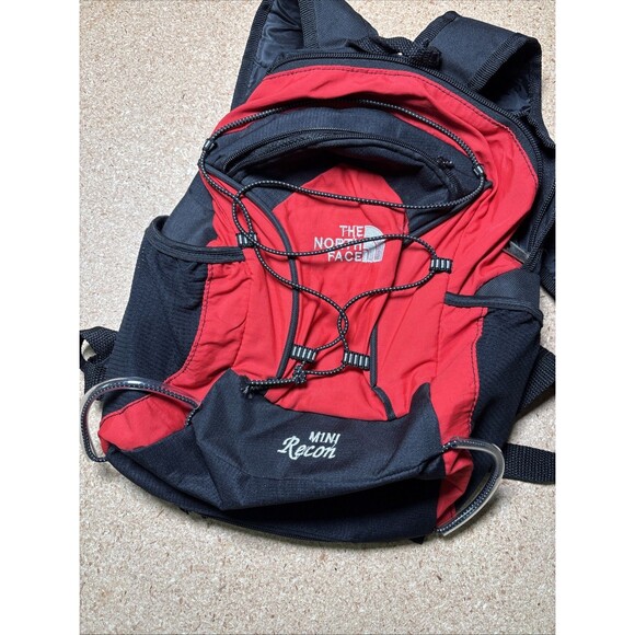 VTG The North Face Mini Recon Backpack, Red - Picture 2 of 7